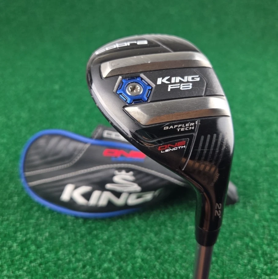Cobra King F8 One Length 22° 4H Hybrid Aldila Rogue Pro Stiff Flex RH 38" GOOD - Image 2 of 4