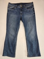 Silver Jeans Co Womens Suki Slim Bootcut Jeans W31 L29 Blue Denim Mid Rise