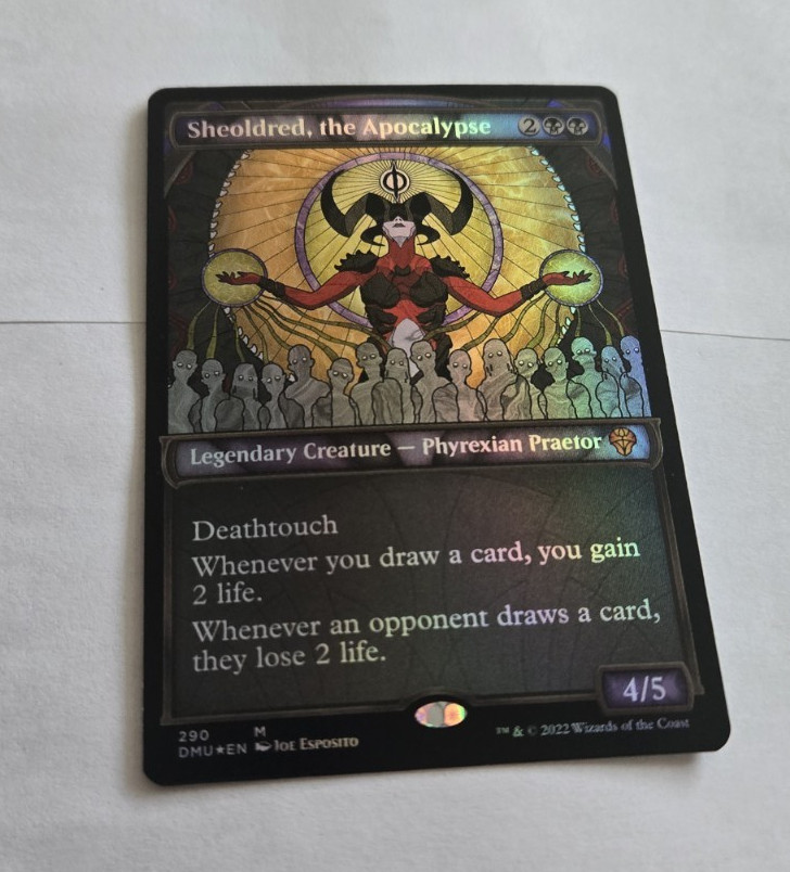 Sheoldred, the Apocalypse Dominaria United #290 Mythic Textured Foil - DMU 290