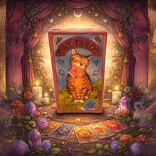 Cat Tarot Deck, 78 Cards Guidebook, New Sealed, Chronicle Books