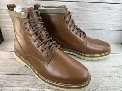 Cole Haan American Classics Botas Puntera Lisa Para Hombre 9.5 Cuero Marrón Mezquite - Imagen 1 de 4