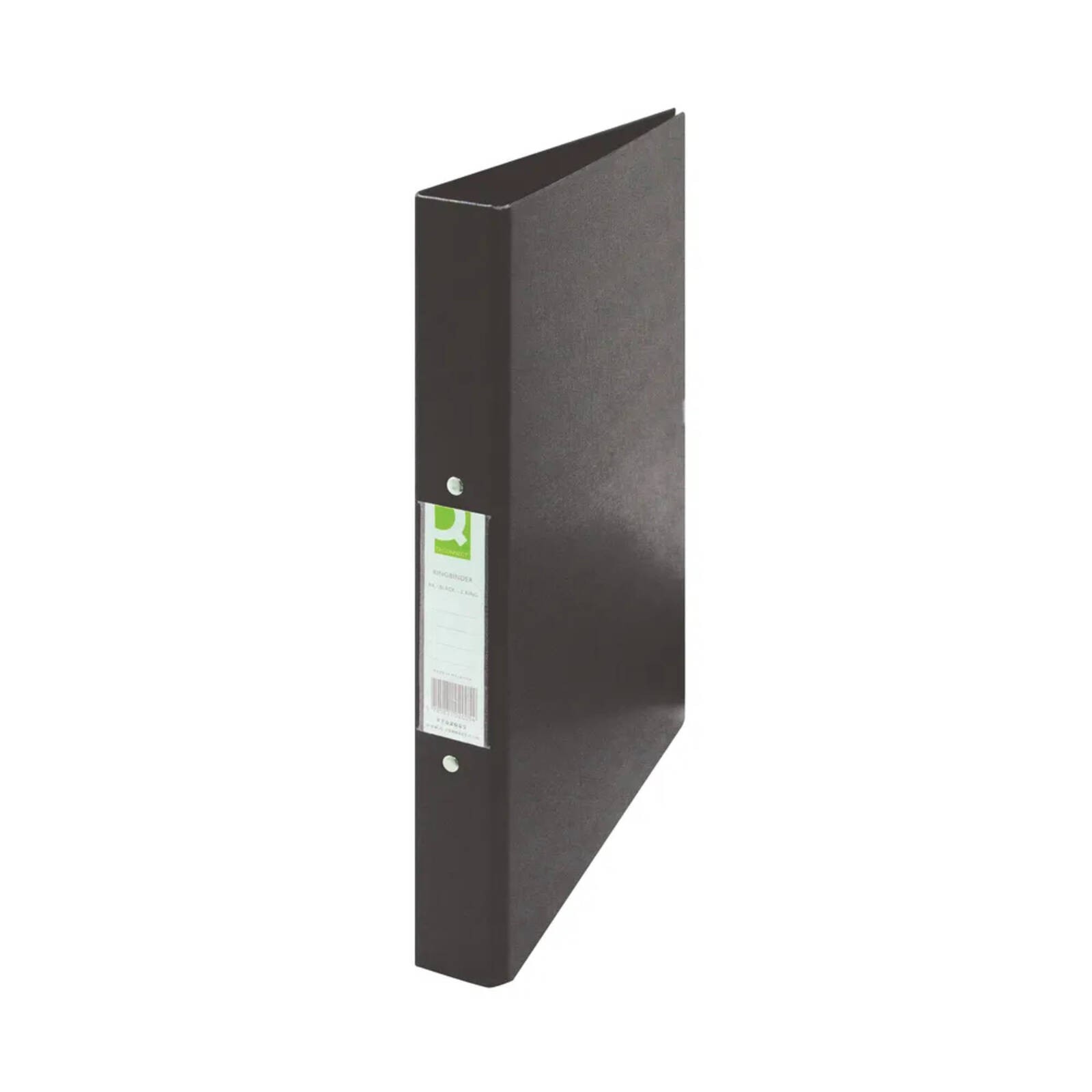 Q-Connect 25mm 2 Ring Binder Polypropylene A4 Black (Single) KF02005