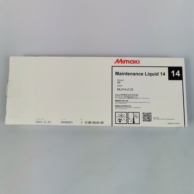 Mimaki 220ml Wartungsflüssigkeit 14 Kartuschen Brandneu 100% Voll ML014-Z-22