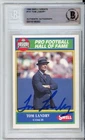 Tom Landry Signed 1988 Swell Gum Card - Beckett Authentication - Football HOF
