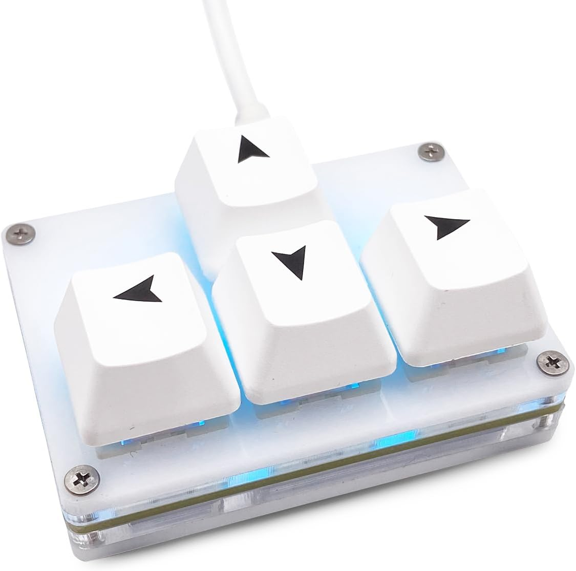 Mini 4-Key Keyboard WASD Arrow Key Keycaps One-Handed Mechanical