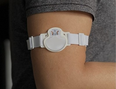 Enlite Guardian  Fixierband, Sensorschutz Flex Weiß S (25-35cm Armumfang)