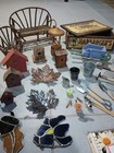 Garden Nature Theme Junk Drawer Lot Books Birdhouses Min Tools Wood Crafts — photo 2