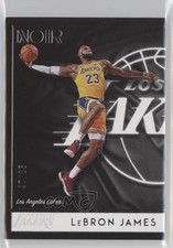 2018-19 Panini Noir Icon Edition 47/85 LeBron James #88 0c5