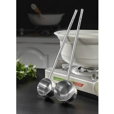 Multifunctional Stainless Steel Long Handle Sauce Spoon