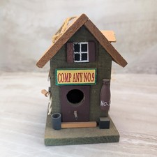 Handmade Rustic Wooden Bird House - Company No.9 - Birdwatching Gift