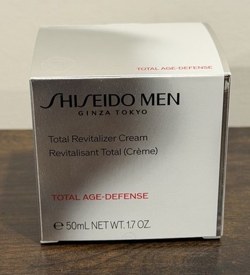 Shiseido Men Total Revitalizer Cream Rice Bran Technology 50mL 1.7oz Face