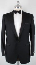 Luigi Borrelli Black Tuxedo Jacket Size 2XL US / 56 EU 