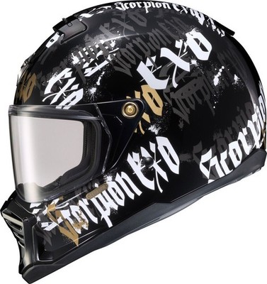 SCORPION EXO-HX1 HELMET BLACK LETTER SIZE XXL - HX1-2017