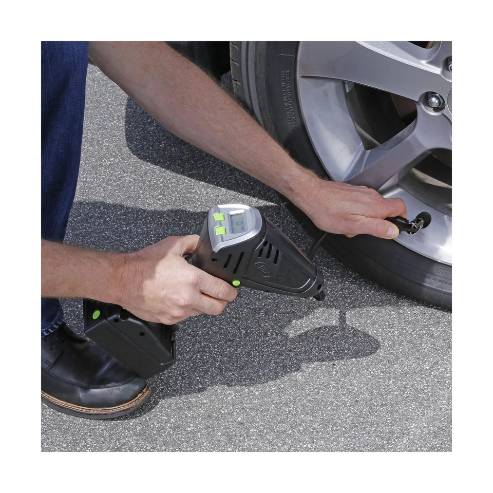 Slime 40057 Inflador de Neumáticos Inalámbrico Portátil Compresor de Aire Bomba con... Envío Rápido Foto 4 de 4