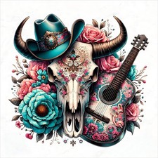 Diamond Art Kits for Adults, Cow Skull Diamond Art Painting Kits for Adults Begi