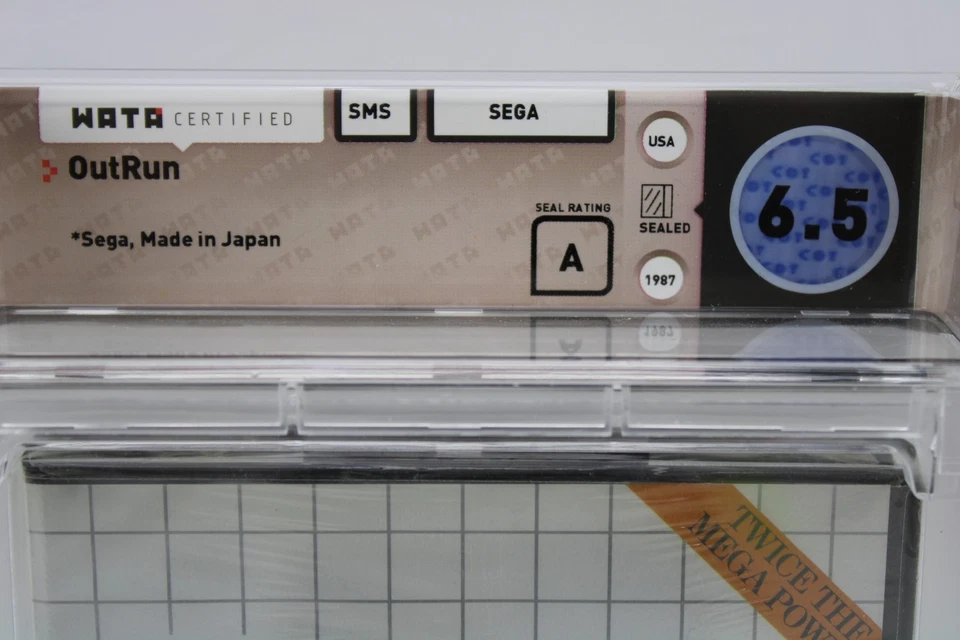 Out Run Sega Master Rare! Factory Sealed Wata Graded 6.5 A - Image 3 of 4