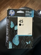 HP 45 Black INK Cartridge 51645A Genuine Original exp 07/2017 U56 Sealed In Box