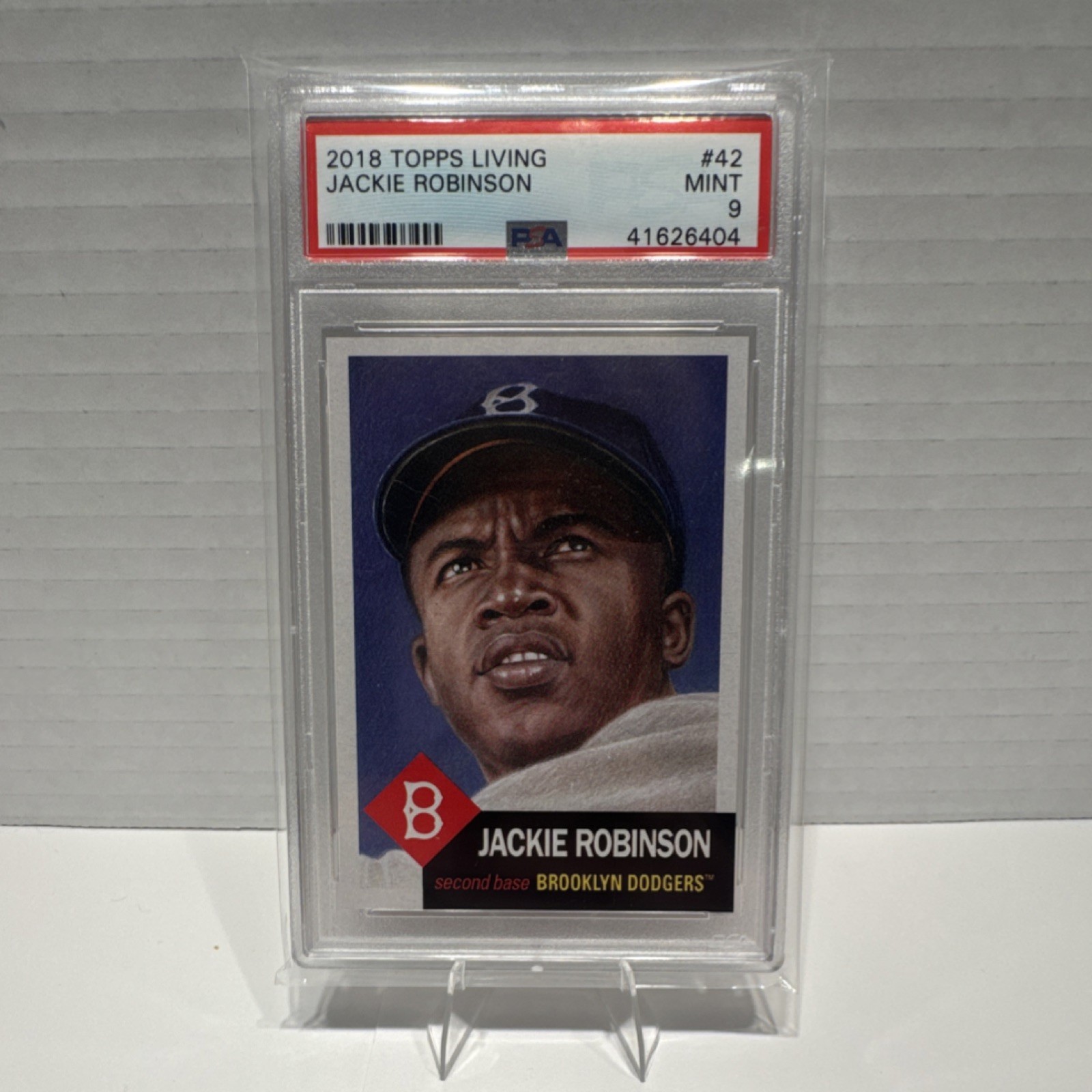 Topps 2018 Living Set Jackie Robinson #42 Brooklyn Dodgers PSA 9 /13147