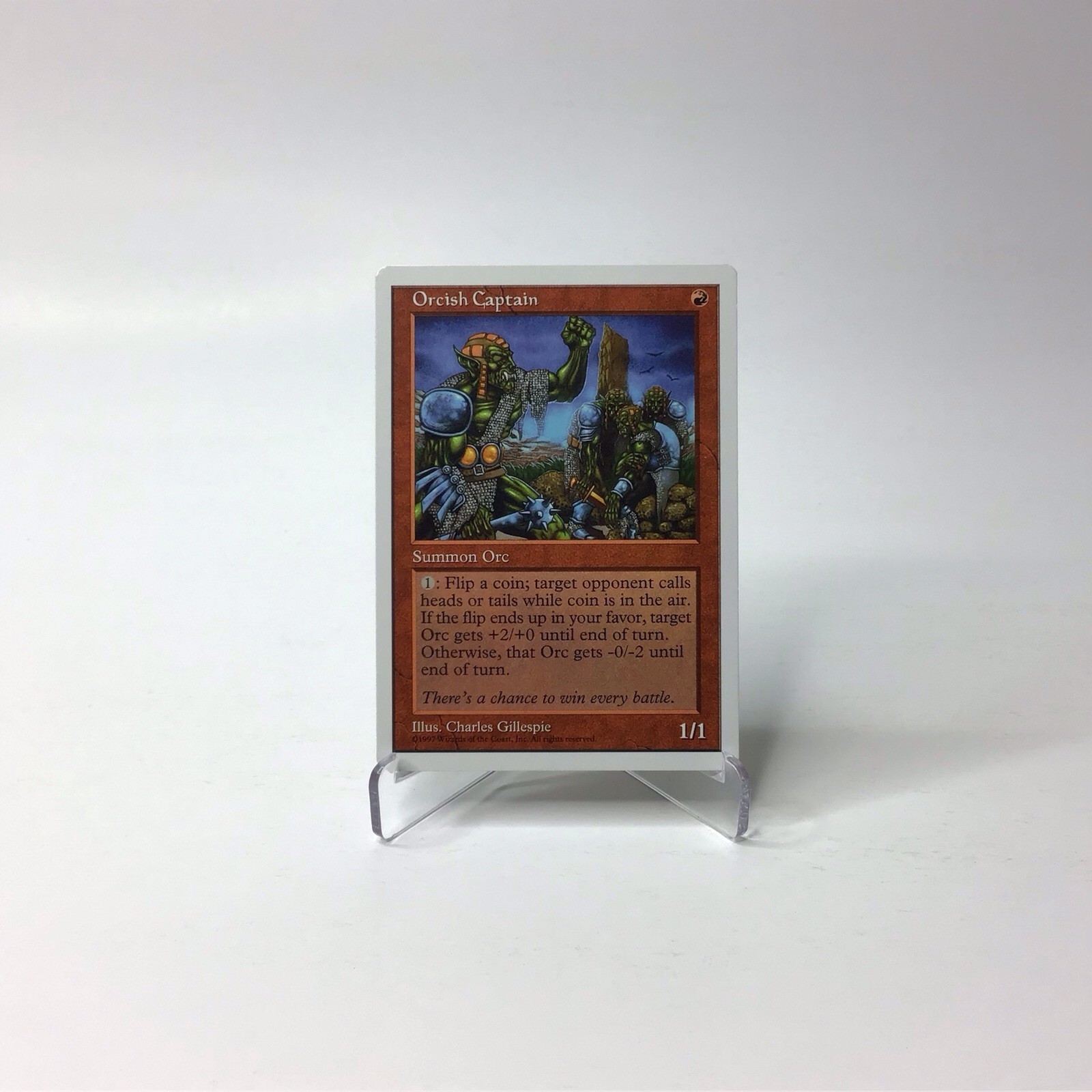 MTG Orcish Captain 5th Edition Magic The Gathering Vintage 1997