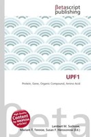 Lambert M. Surhone (U. A.) | UPF1 | Taschenbuch | Englisch (2026) | Omniscriptum