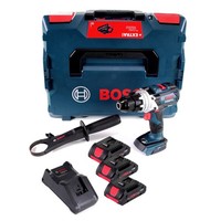 Bosch Gsr 18V-110 C Akku Bohrschrauber 110 Nm + 3X Akku 4,0Ah + Lader 0615990L4S