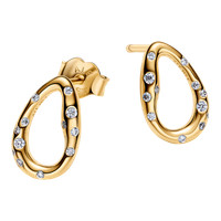 Pandora Essence Ohrstecker Oval Organisch Zirkonia 264659C01