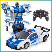 Ferngesteuertes Polizeiauto 1:18 360° Drehung 2.4Ghz Rc Spielzeug Ab 3 Jahren