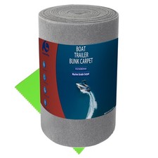 Marine Grade Saltwater Wear-Resistant Boat Trailer Bunk Carpet 16in x 20ft Grey
