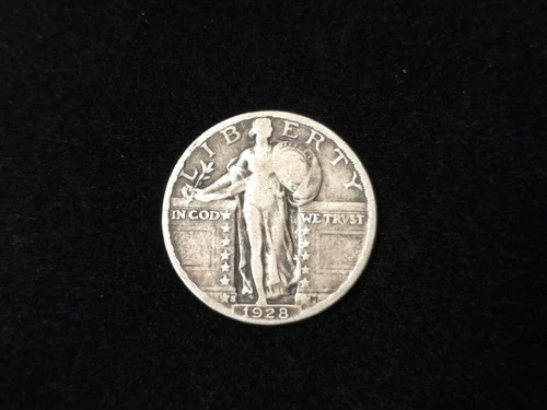 1928-S Standing Liberty Silver Quarter Fine+ 10725