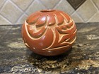 VTG Naranjo Native American Redware Santa Clara Pueblo Pottery Vase 6” Dia. — photo 4