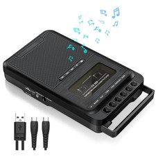 Portable Shoebox Cassette Tape Recorder Converter,Cassette to MP3 Music via U...