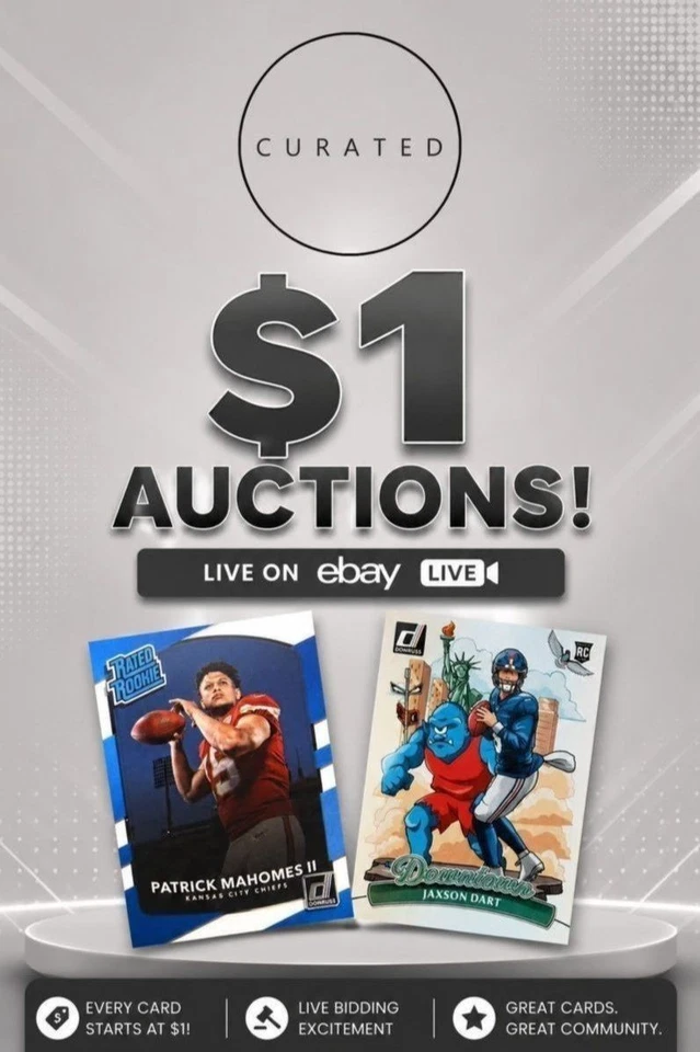 Pop Up Football Singles! $.99 Starts w/ Jacob
