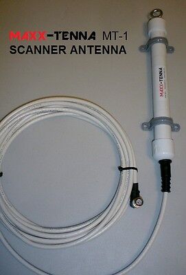 MAXX-TENNA In/Outdoor Scanner Antenna & 40' cable (SMA) for Uniden