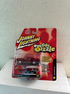 Johnny Lightning 60's Brutzeln 1966 Pontiac Gto Rot #12 B70