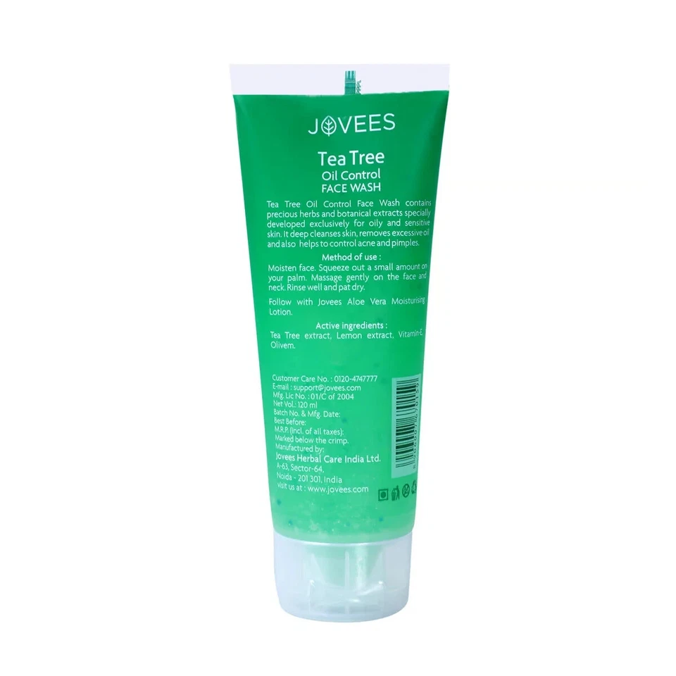 Nuevo Jabón Facial Jovees Tea Tree Oil Control 120 ml | Envío Gratis a Todo el Mundo Foto 2 de 2