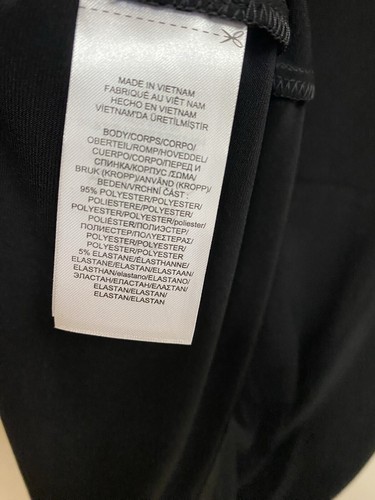 Lauren Ralph Lauren Dress Long Sleeve Size 10 Faux Wrap NEW w Tag Black - Picture 5 of 5