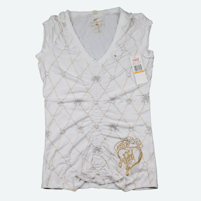 Ecko Red Ladies High Voltage Tank,  Bright White