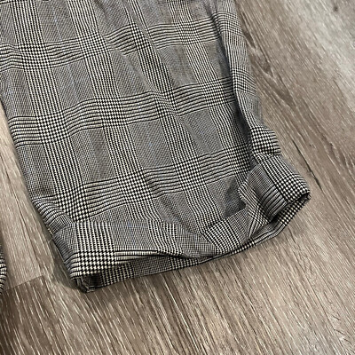 Cordovan and Grey Ltd Pants Checkered Gray 100% Virgin Wool Dress Pants  Size 32 | eBay