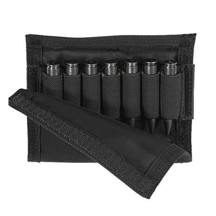 Tactical Gun Cheek Rest Pouch Military Rifle Bullet Holder Bag Ammo Carrier Case - Image 3 of 4