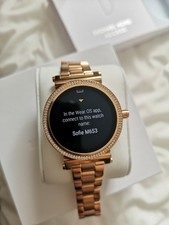 ladies michael kors access bluetooth wearos sofie smartwatch mkt5041