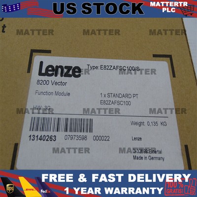 NEW Lenze E82ZAFSC100/S Function Module UNOPENED In Box Free SHIPPING