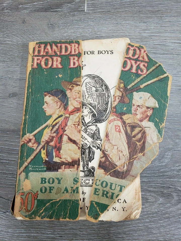 Vintage Lot Of 4 Boy Scouts Of America Illustrated Books & HANDBOOK - Image 4 of 4