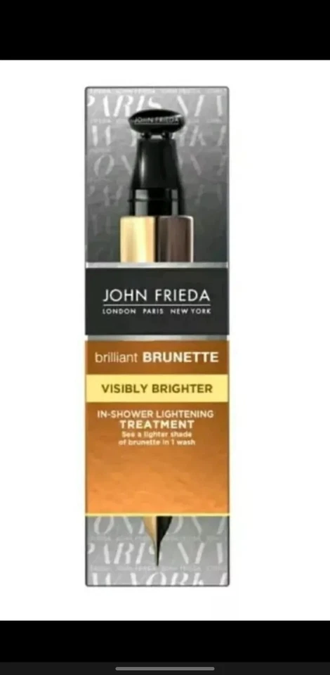6x John Frieda Brilliant Brunette Express In-Shower Lightening Treatment 34ml Foto 2 de 2
