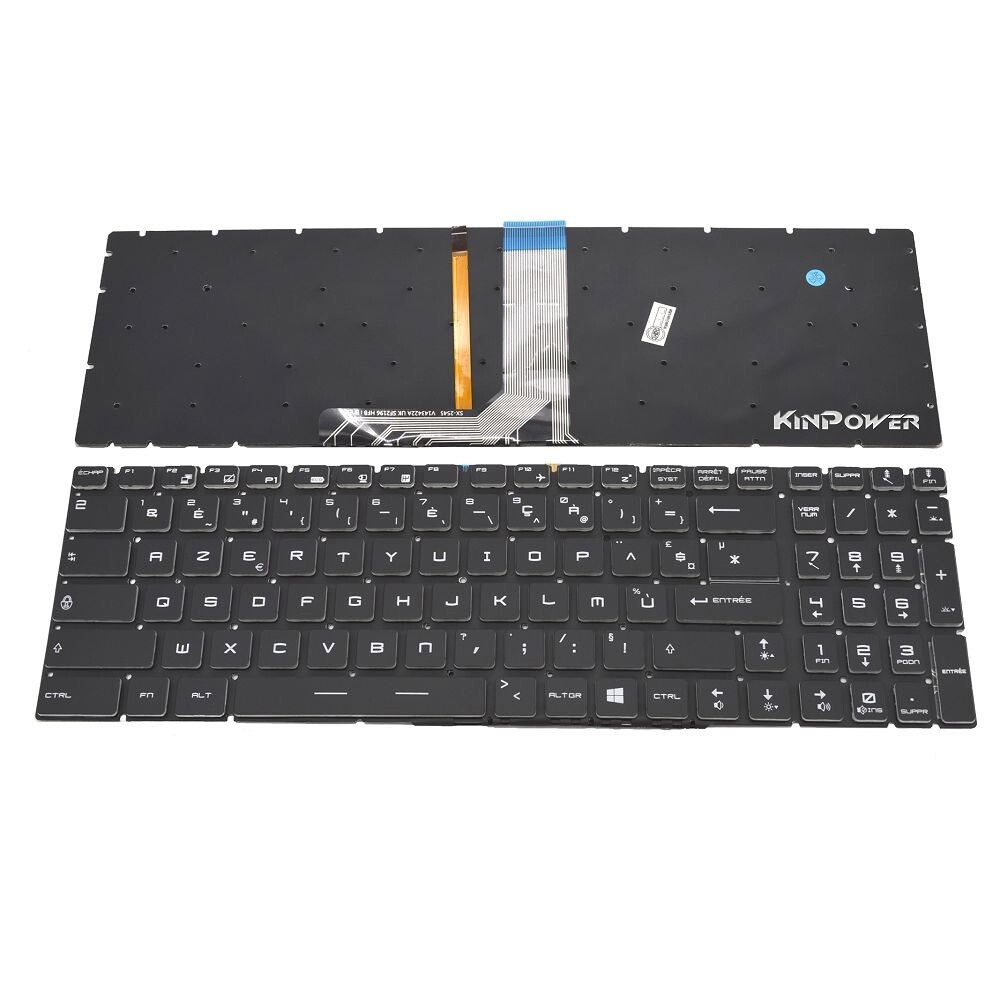 Clavier Azerty Français pour Rénover le Système de Saisie du MSI GT73EVR