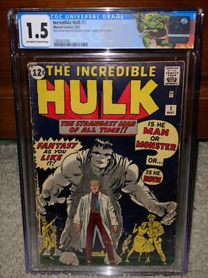 Hulk #1 CGC 1.5 Marvel 1962 Silver Age Key! Avengers! Iron Man