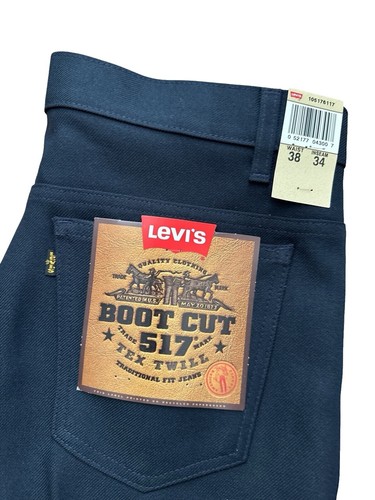 Vintage Levi 517 Boot Cut Denim Jean 36x30 (34x26) 90s y2k Light