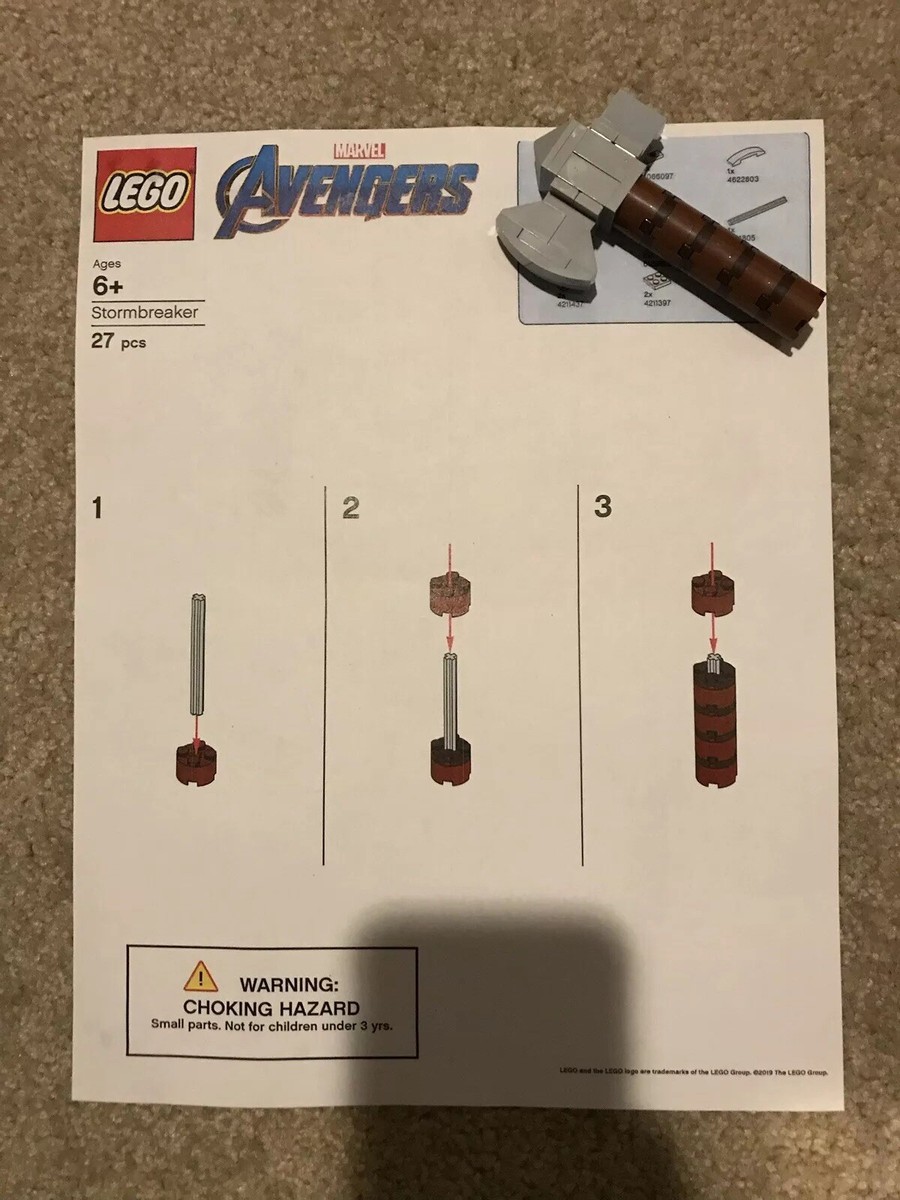 LEGO Avengers Endgame Lego Store Exclusive Minibuild Stormbreaker