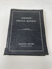 Vintage Johnson Seahorse Outboard Service Repair Shop Manual 1950’s