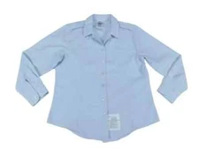 FEMALE WOMEN’S AIR FORCE USAF CIVIL AIR PATROL BLUE LONG SLEEVE SHIRT TUCK IN