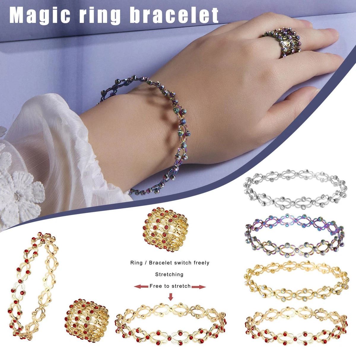 Aggregate 164+ 2 in 1 ring bracelet best xkldase.edu.vn